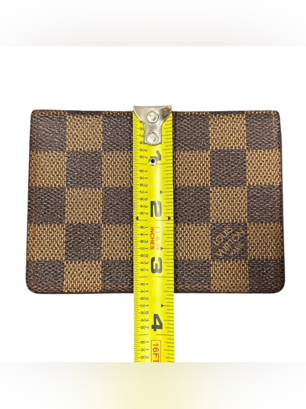 Louis Vuitton Brown Checkered Compact Wallet - Picture 11 of 11